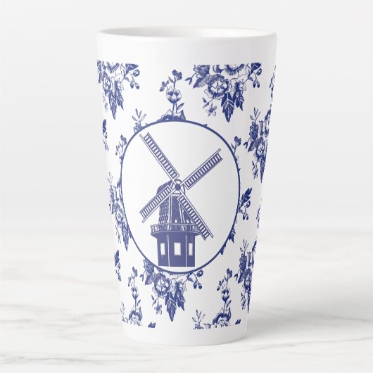 Delfts Blauw Pattern Tiles Milchtasse (Vorderseite)