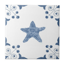 Delftstarfish-Fliese mit Rolle-Ecken Fliese