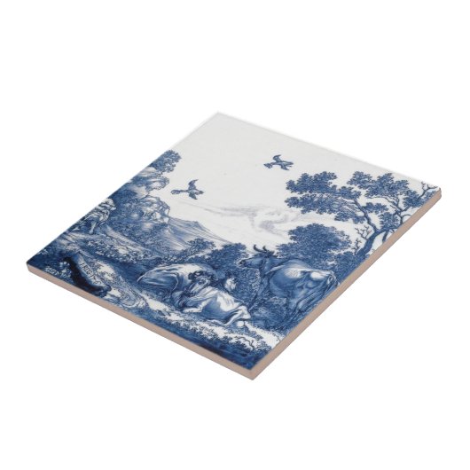 Delftware Fliese (Seite)