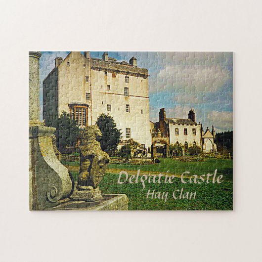 Delgatie Castle - Scottish Hay Clan Puzzle (Horizontal)