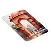 Delhi Aquarellkunst Magnet (Rechte Seite)