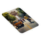 Delhi Aquarellkunst Magnet (Rechte Seite)