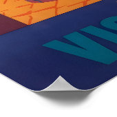 Delhi Art India Travel Poster Indian Print (Ecke)