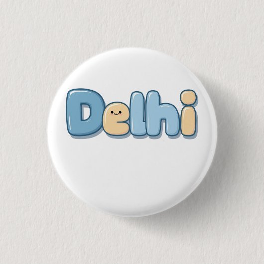 Delhi dilli button (Vorderseite)