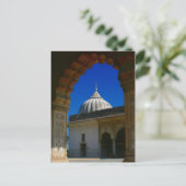 Delhi Fort Kuppel Postkarte (Stehend Vorderseite)
