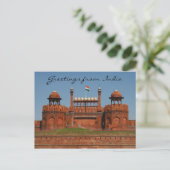 Delhi-Fort Postkarte (Stehend Vorderseite)