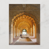 Delhi-Fort-Rote Bögen Postkarte (Vorderseite)