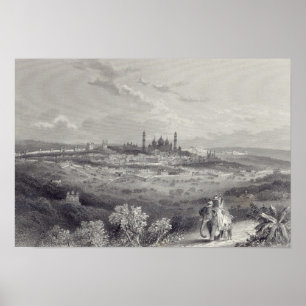 Delhi, graviert von Edward Paxman Brandard Poster