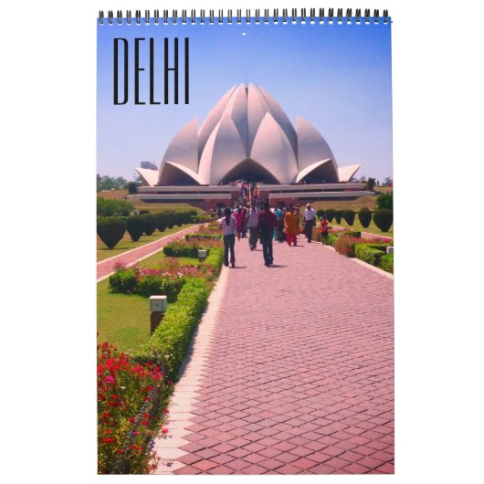 Delhi-India Kalender (Titelbild)
