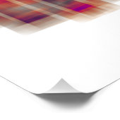 Delhi India Skyline Poster (Ecke)