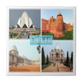 DELHI, Indien, Asien, Fliese (Vorderseite)