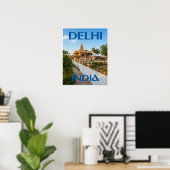 Delhi, Indien Poster (Heimbüro)