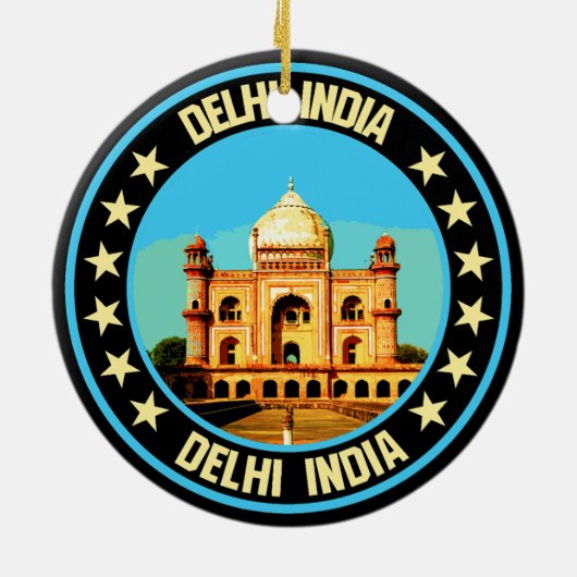 Delhi Keramik Ornament (Hinten)