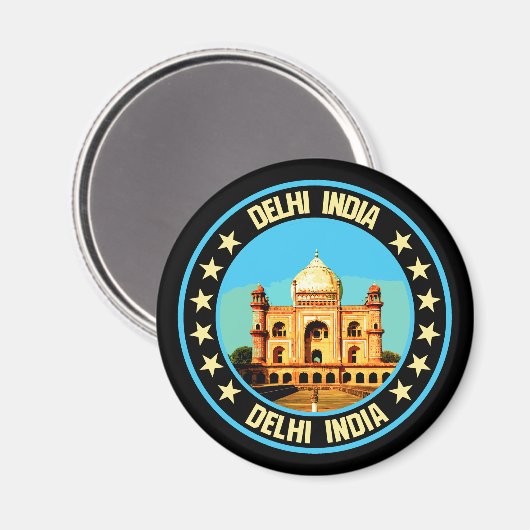 Delhi Magnet (Vorderseite/Rückseite)