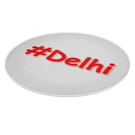 "#Delhi" Niedliches Design. Jetzt kaufen Schneidebrett (Ecke)