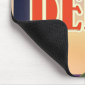 Delhi Vintage Travel Print. Mousepad (Ecke)