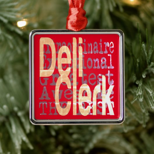 Deli Clerk Extraordinaire Ornament Aus Metall (Baum)
