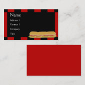 Deli Hoagie Business Card Visitenkarte (Vorne/Hinten)