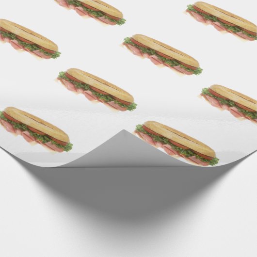 Deli Sandwich Geschenkpapier (Ecke)