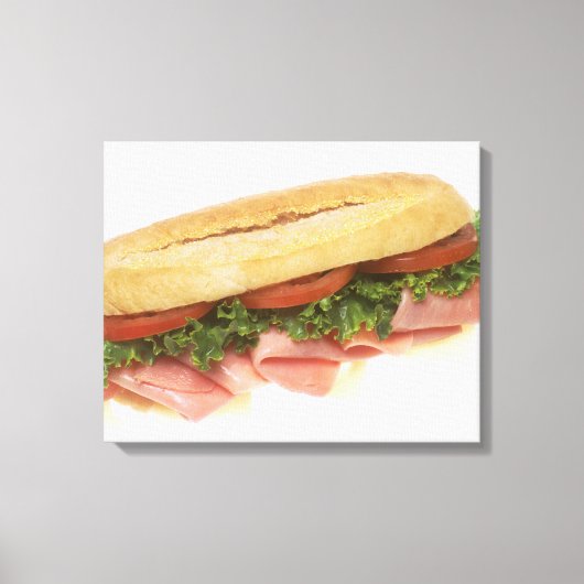 Deli Sandwich Leinwanddruck (Vorderseite)