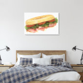 Deli Sandwich Leinwanddruck (Insitu (Schlafzimmer))