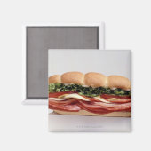 Deli Sandwich Magnet (Vorderseite/Rückseite)