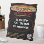 Deli Sandwich Sub Countertop Sonderzeichen für das Sockelschild (In Situ)