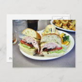 Deli Sandwiches Postkarte (Vorne/Hinten)
