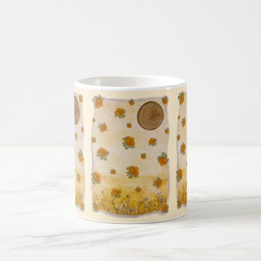 Delicado Laranja Autoral Céu Sonhador Design Kaffeetasse (Mittel)