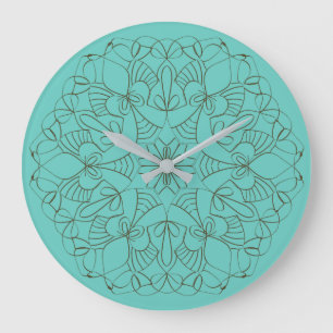 Delicate Arabesque Large Clock Große Wanduhr