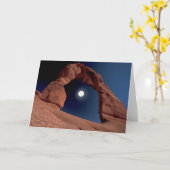 Delicate Arch | Arches National Park Utah Karte (Gelbe Blume)