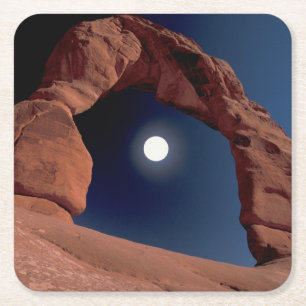 Delicate Arch Arches-Nationalpark Utah Rechteckiger Pappuntersetzer