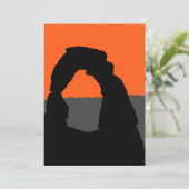 Delicate Arch in Arches National Park - Utah, USA Einladung (Stehend Vorderseite)