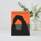 Delicate Arch in Arches National Park - Utah, USA Postkarte (Stehend Vorderseite)