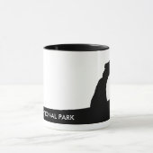 Delicate Arch Silhouette Tasse (Zentrum)