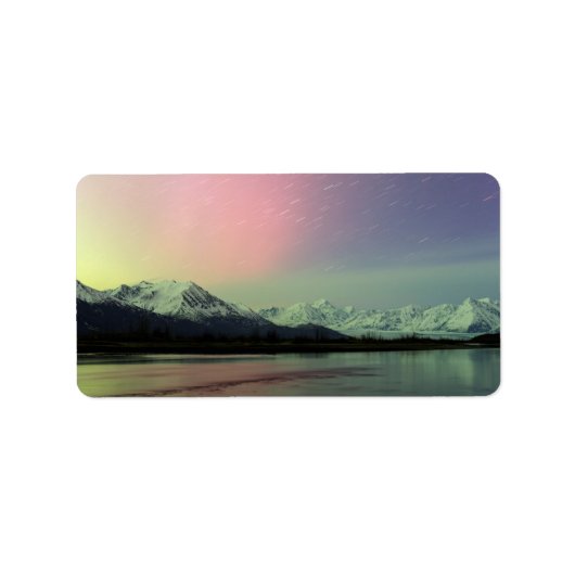 Delicate Aurora Adressaufkleber (Vorne)