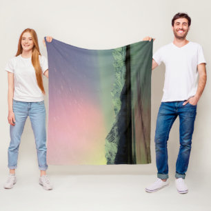 Delicate Aurora Fleecedecke