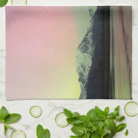 Delicate Aurora Geschirrtuch (Gefaltet)