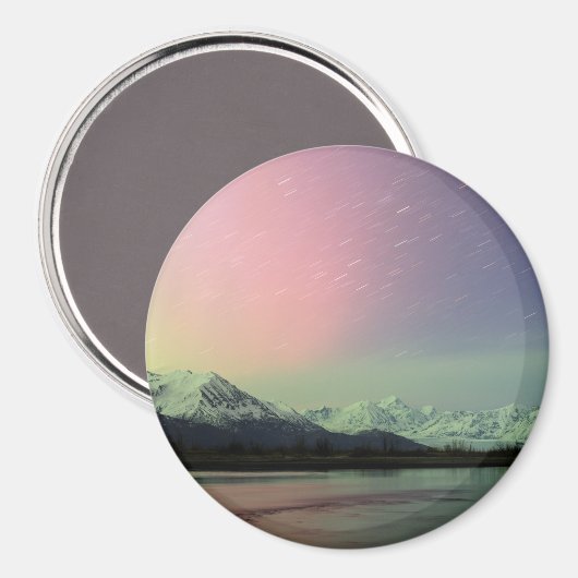 Delicate Aurora Magnet (Vorderseite/Rückseite)