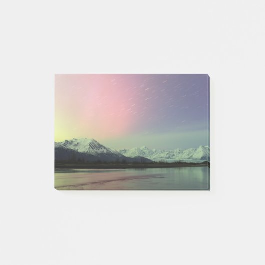Delicate Aurora Post-it Klebezettel (Vorderseite)