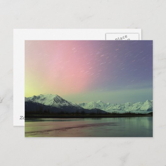 Delicate Aurora Postkarte (Vorne/Hinten)