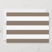 Delicate Bloom typografie Hochzeit Bridal Brunch Einladung (Rückseite)