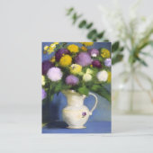 Delicate Blooms Wall Décor Postkarte (Stehend Vorderseite)