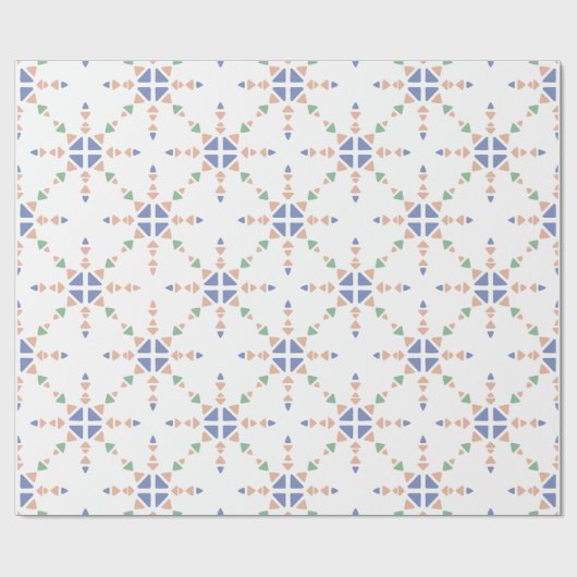 Delicate Blush Patterns Julia Dreams Geschenkpapier (Flach)