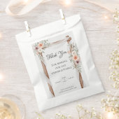 Delicate Botanical Love Wedding Geschenktütchen (Ausgeschnitten)