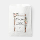 Delicate Botanical Love Wedding Geschenktütchen (Vorderseite)