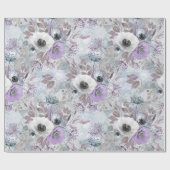 Delicate bouquet of anemones. geschenkpapier (Flach)