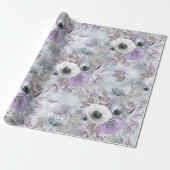 Delicate bouquet of anemones. geschenkpapier (Ungerollt)