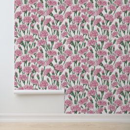 Delicate Carnation Elegance Tapete