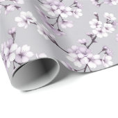 Delicate Cherry Blossom Geschenkpapier (Rolleneckpunkt)